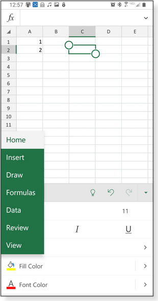 Mobile Excel