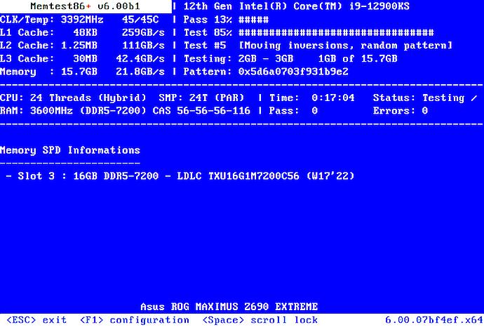 MemTest86 plus