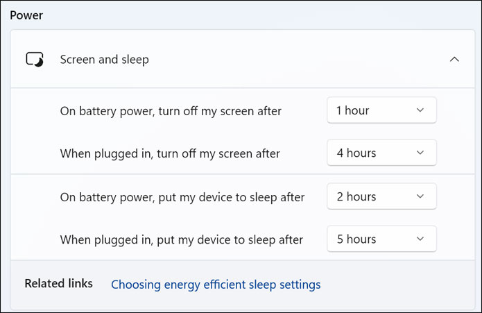 Screen and sleep