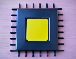 AI generated image of a computer chip