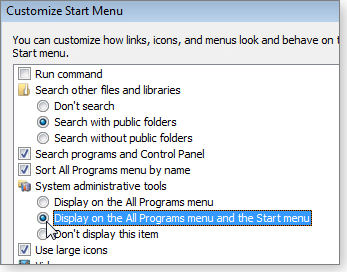 Custom options list Custom options list