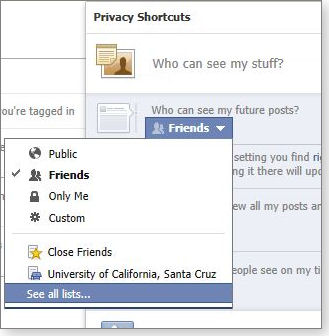 Who can see future posts Who can see future posts