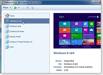 VMware Player VMware Player
