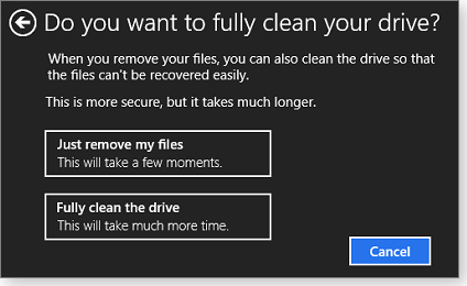 Clean drive Clean drive