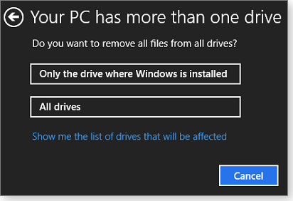 More than one drive More than one drive