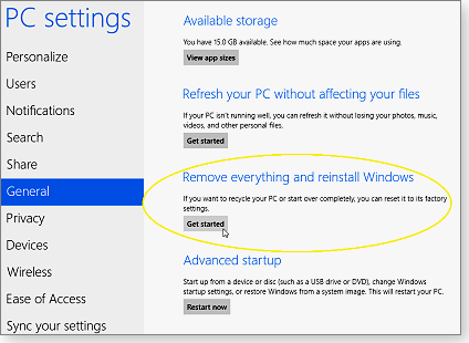 Reinstall Windows Reinstall Windows
