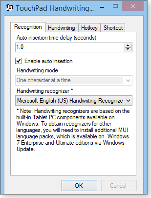 TouchPad Handwriting TouchPad Handwriting