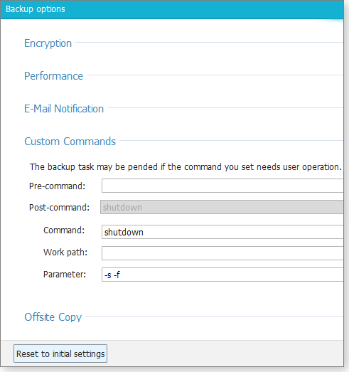 Todo Backup post-command option Todo Backup post-command option