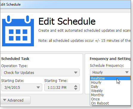 Malwarebytes scheduling options Malwarebytes scheduling options