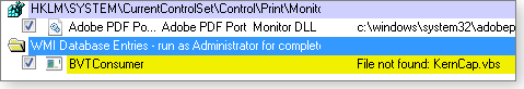Leftover Registry entries Leftover Registry entries
