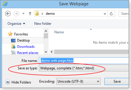 Save complete webpage Save complete webpage