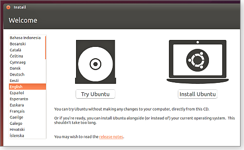 Ubuntu welcome Ubuntu welcome