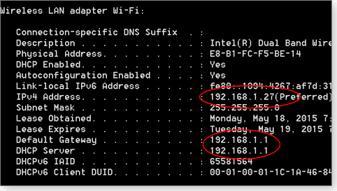 IPConfig IPConfig