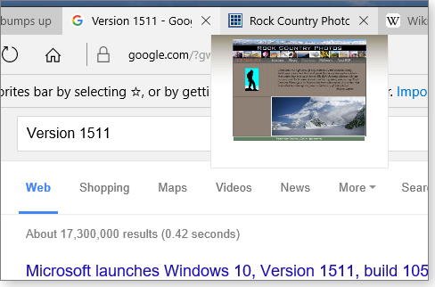 New preview tabs New preview tabs