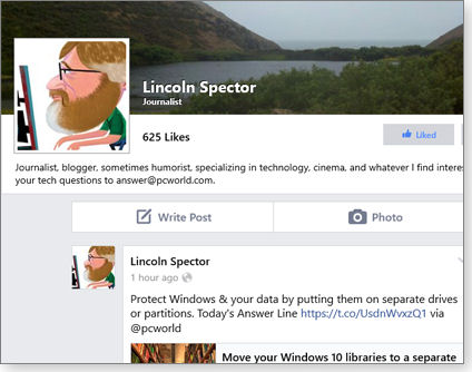 Facebook in browser Facebook in browser