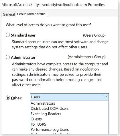 Account types Account types