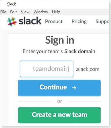Slack sign-up Slack sign-up