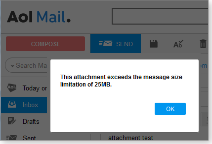AOL warning AOL warning